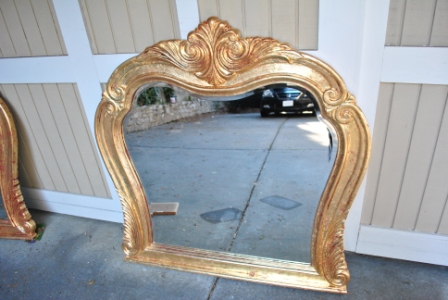 DIY quick gold leaf mirror upgrade - The Homesteady