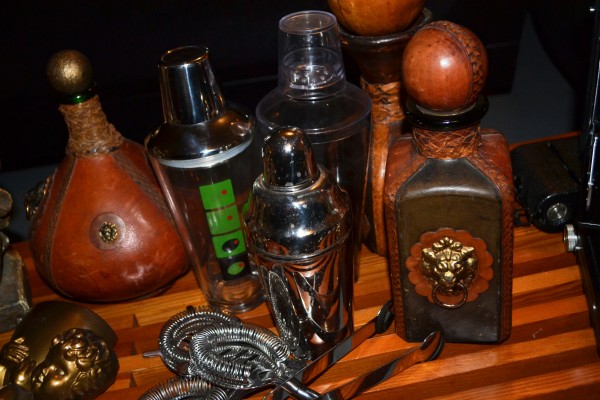 Form & Function believes in a well-stocked bar, including these fine Florentine leather bottles...say that five times fast