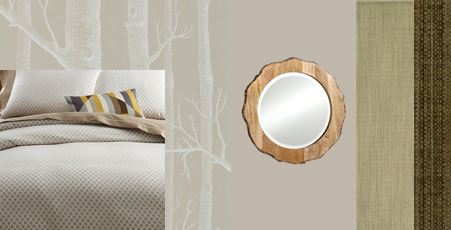 rustic woods gray green bedroom interior design raleigh design sneak peek
