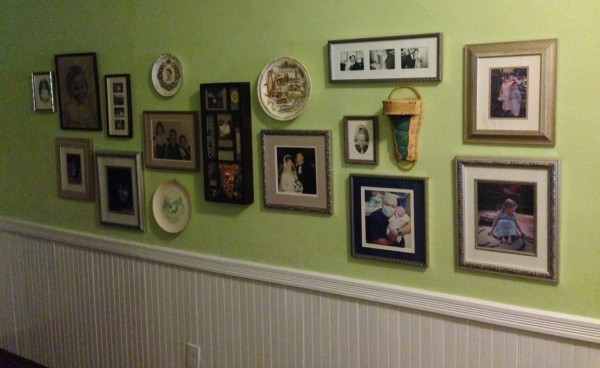 Family Photos Gallery Wall Grouping