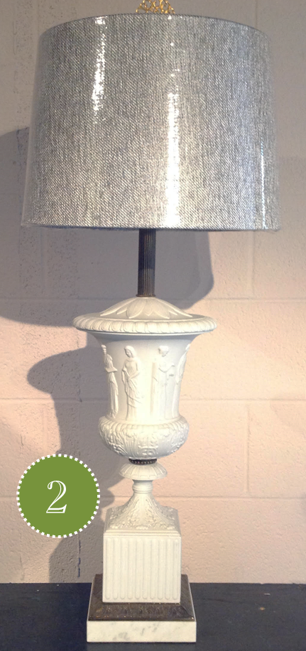 gray lampshade white lamp choosing the right lampshade