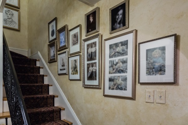 Staircase Family Portrait Wall