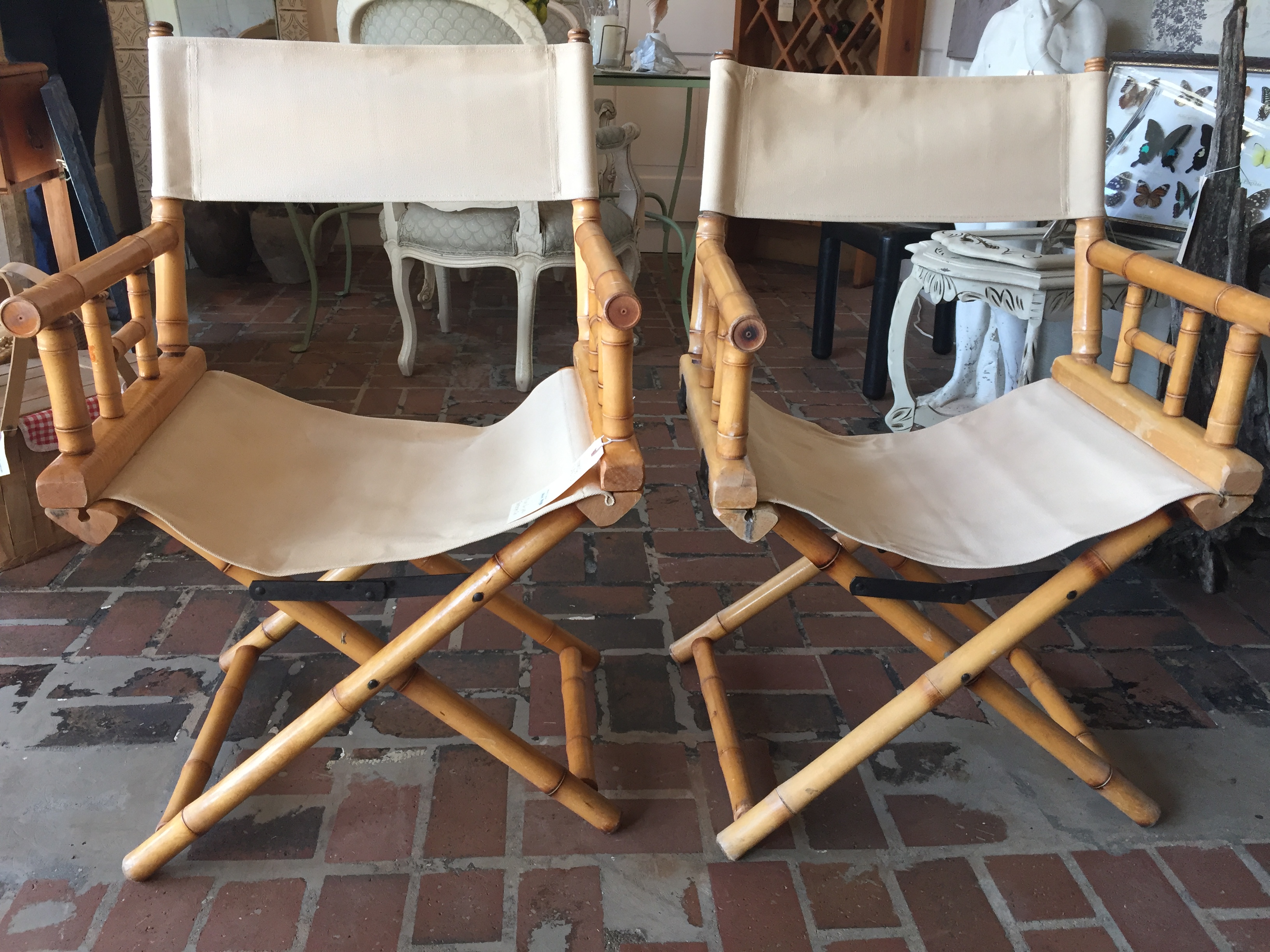 Telescope Folding Bamboo Directors Chairs Form Function