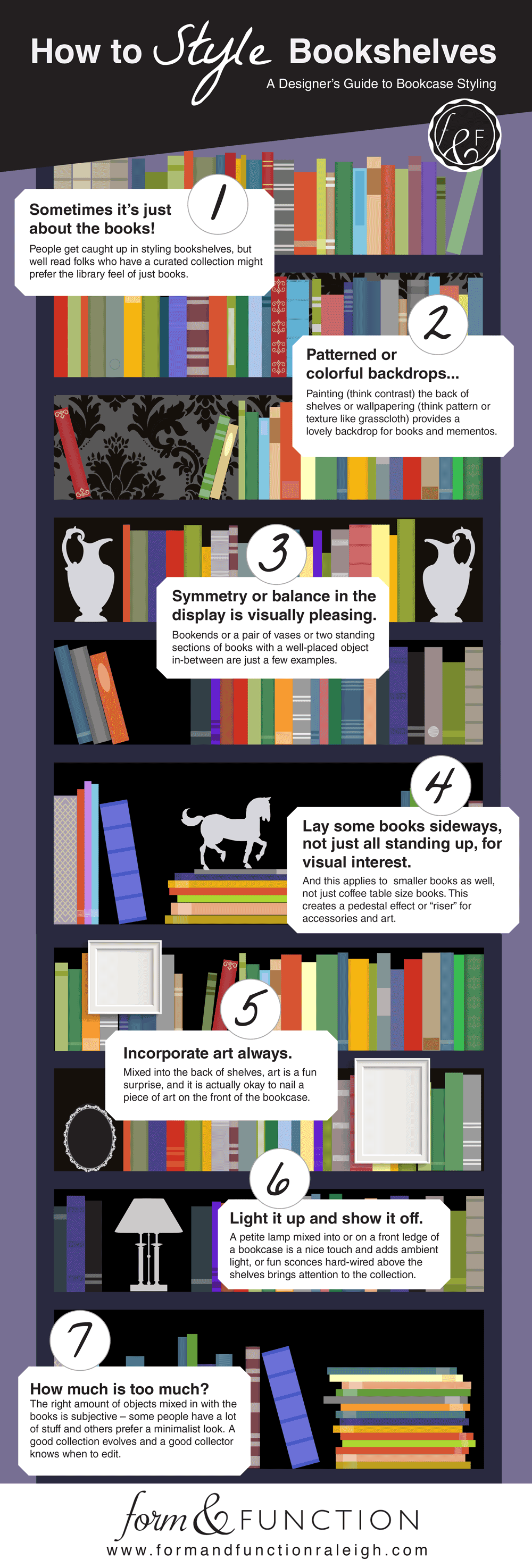 How to Style Bookshelves