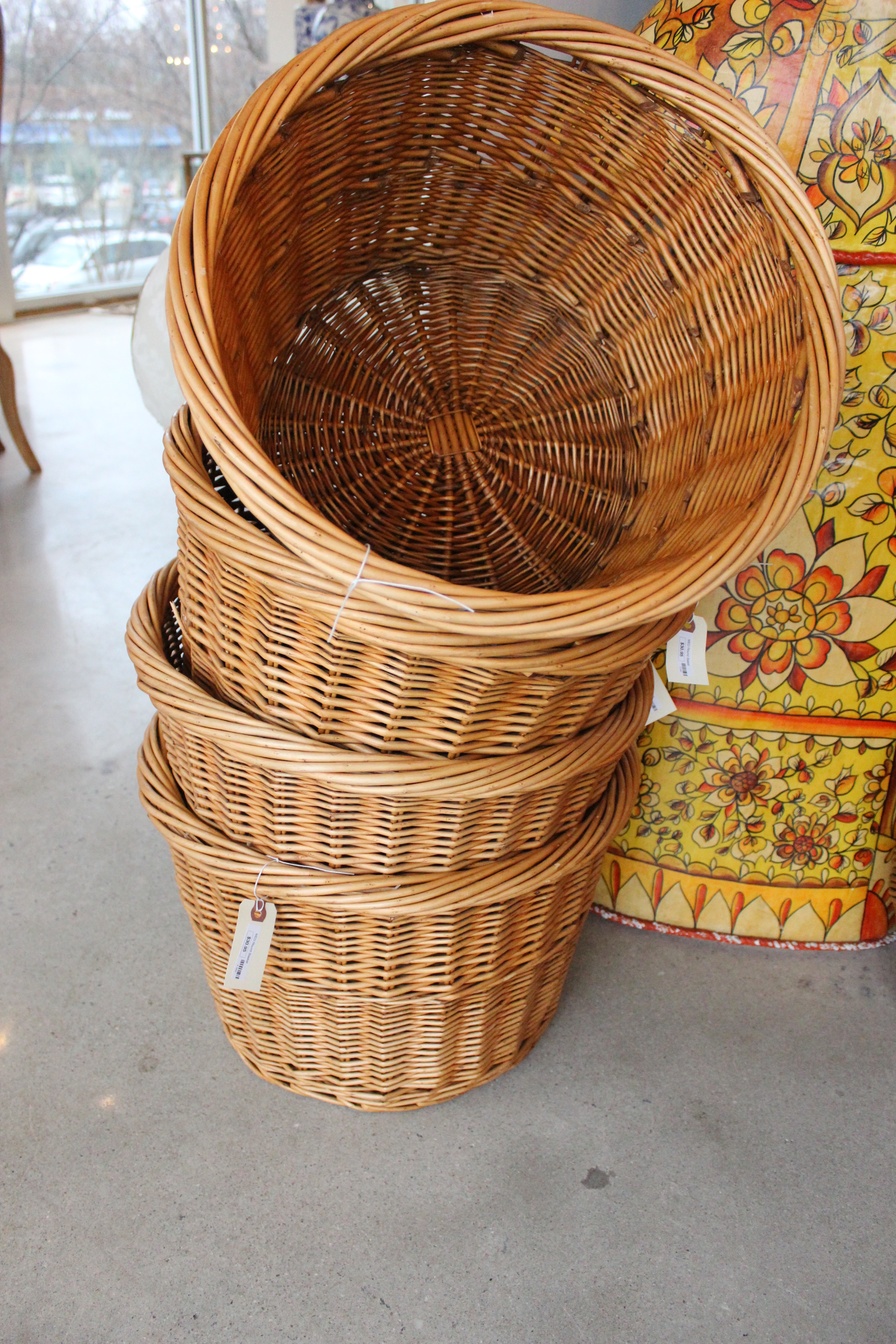 Round Wicker Baskets Form & Function