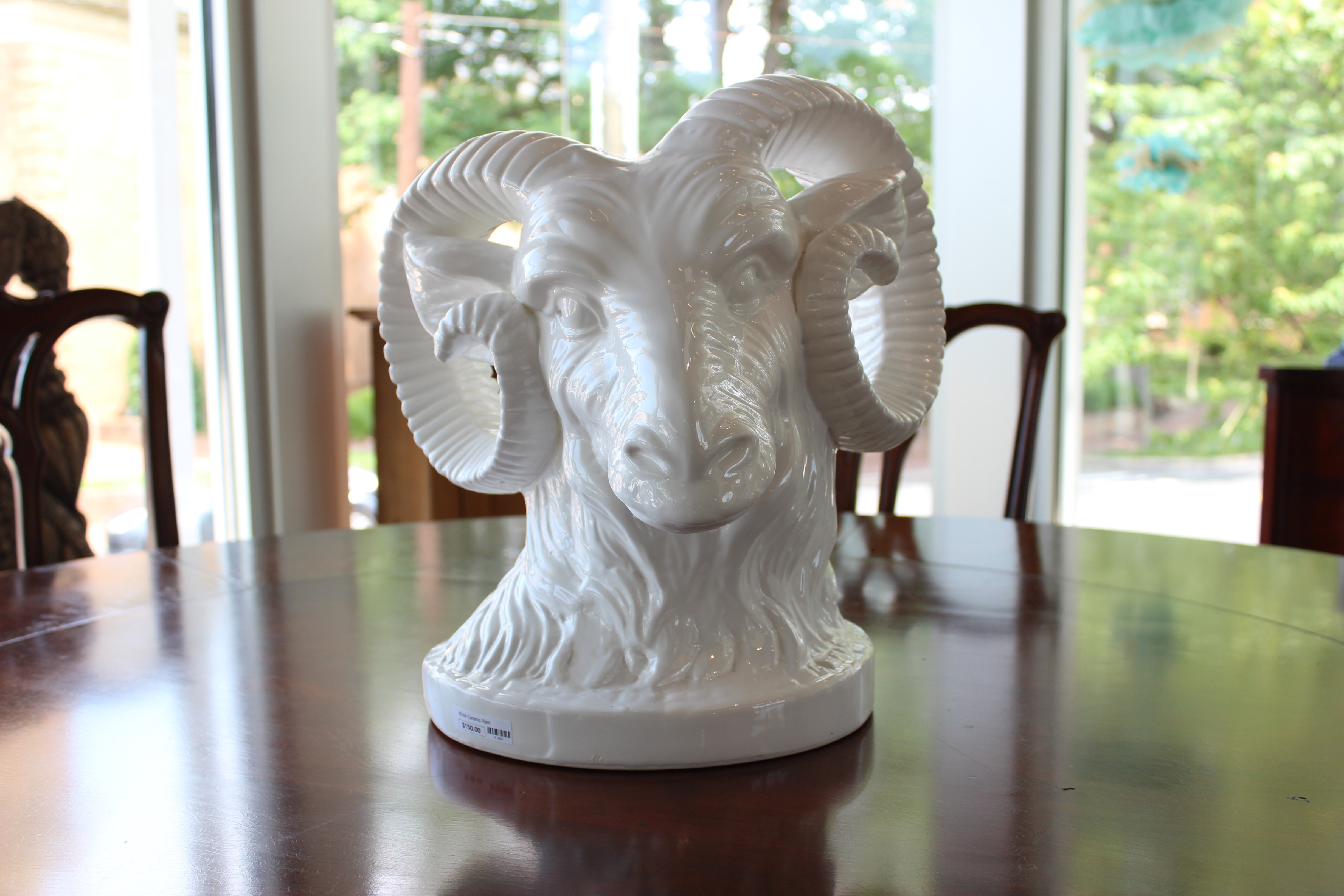 White Ceramic Ram Form & Function