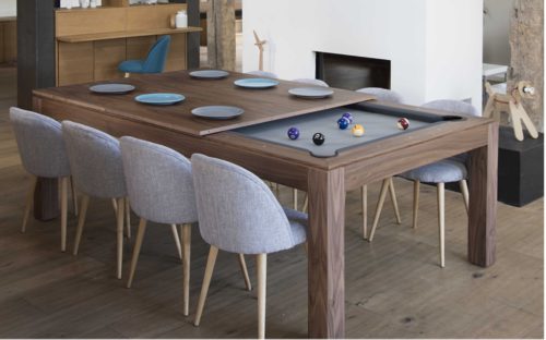 Multi Functional Furniture Convertible Dining and Pool Table