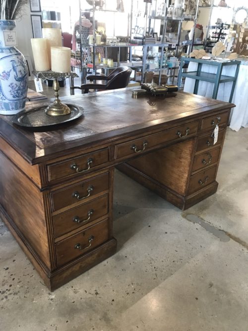 English Pedestal Desk Form & Function