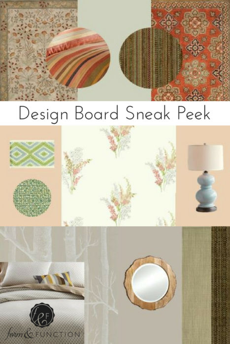 design board sneak peek, texture, color, pattern in Raleigh NC