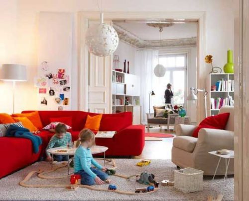 kid friendly interior design stylish family room