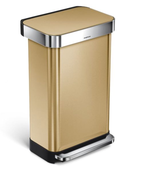 gold brass garbage step can sixteen ingenious ideas for the home