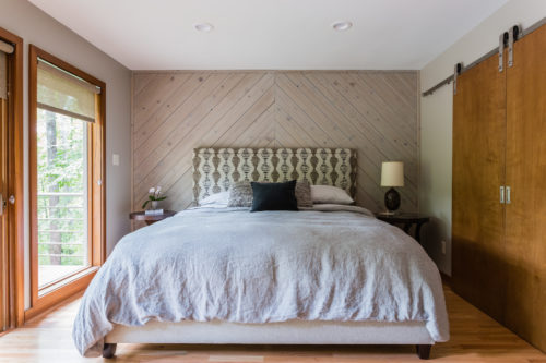 Chapel Hill modern interior design master bedroom