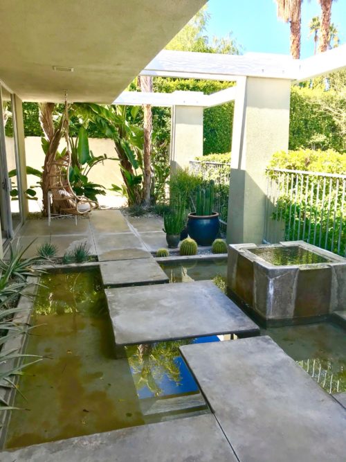 modern outdoor asian fountain