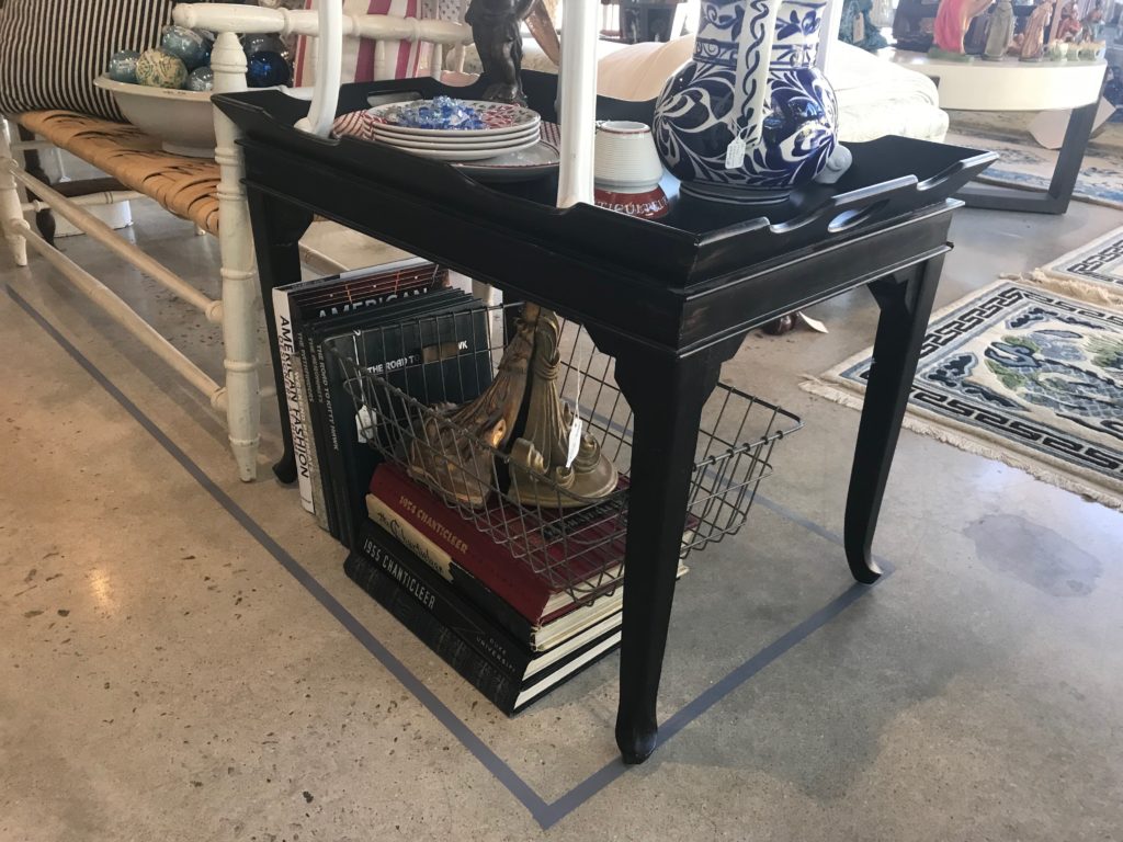 SG Black Tray Table Form & Function