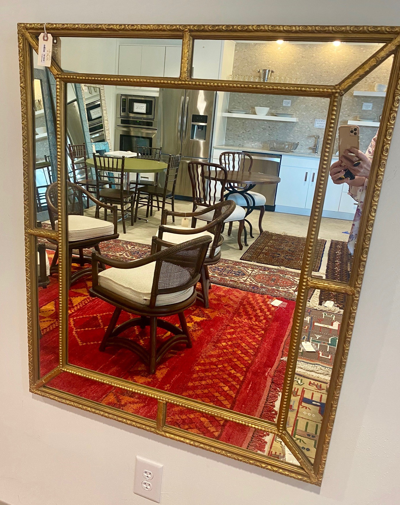 Gilt Panel Inset Mirror Form & Function